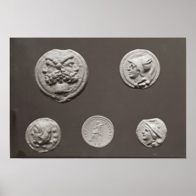 Póster Cinco monedas (Frente)