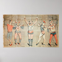 Cinco payasos famosos en la arena