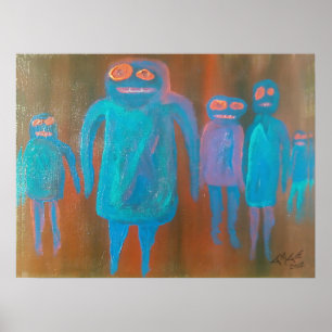 Póster Cinco regresaron - Ken Gage Art