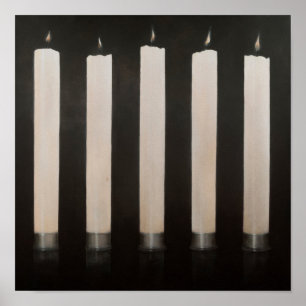 Póster Cinco velas Sri Lanka 2012