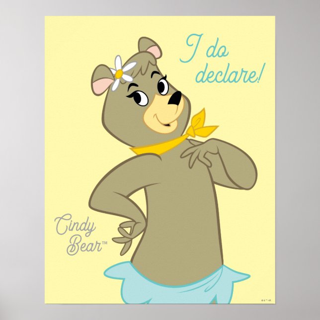 Póster Cindy Bear Playful Pose (Frente)
