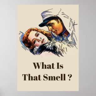 Póster Cine cómico vintage