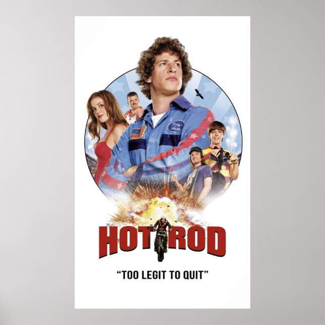 Póster Cine de Hot Rod Andy Samberg (Frente)