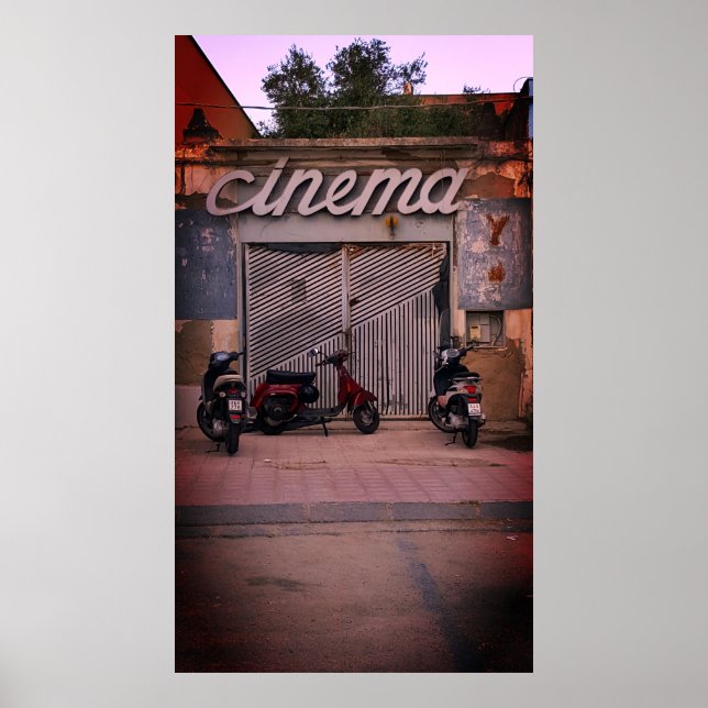 Póster Cine siciliano (Frente)