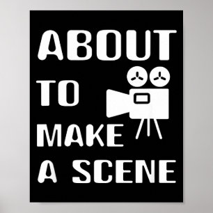 Póster Cineasta a punto de hacer una película de cine