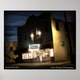 Póster Cinema Paradiso, Víctor Gregory Photography