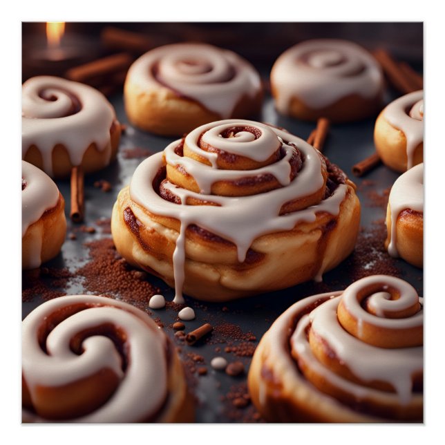 Póster Cinnamon Rolls (Anverso)