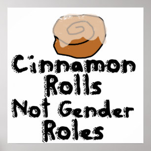 Póster Cinnamon Rolls no roles de género