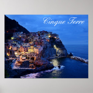 Póster Cinque Terre Italia