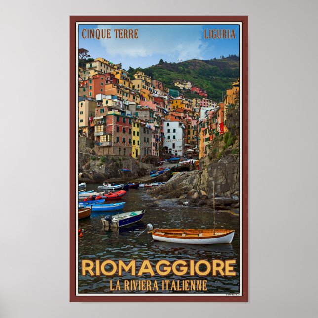 Póster Cinque Terre - Riomaggiore (Frente)