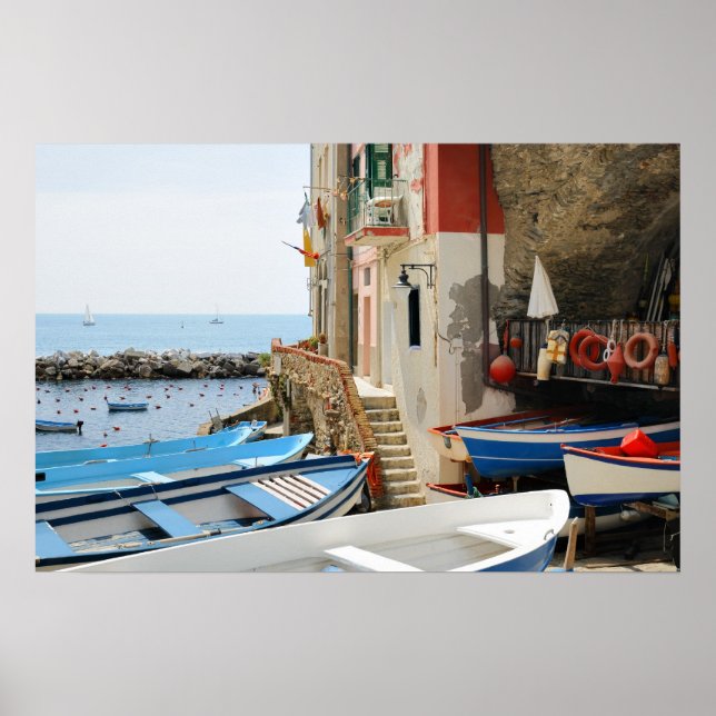 Póster Cinque tierras - Riomaggiore (Frente)