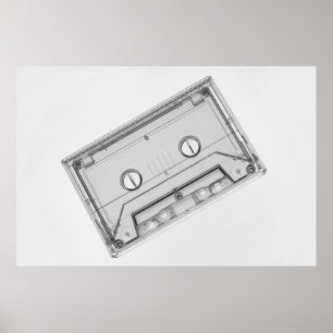 Póster Cinta cassette de música