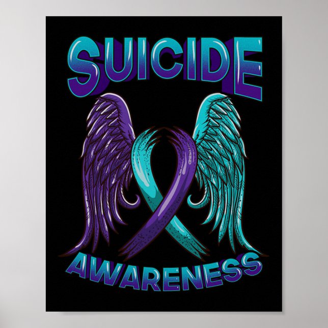 Póster Cinta De Concienciación Sobre El Suicidio Con Sing (Frente)