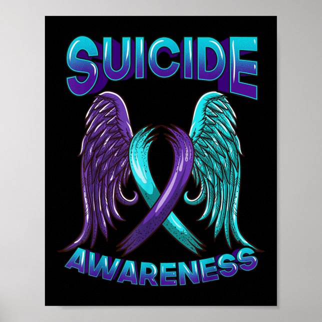 Póster Cinta De Concienciación Sobre El Suicidio Con Sing (Frente)