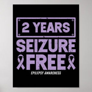 Póster Cinta de Concientización sobre la Epilepsia 2 Años