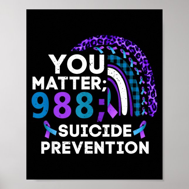 Póster Cinta de Concientización sobre Prevención Rainbow  (Frente)
