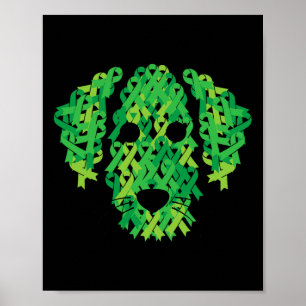 Póster Cinta de Enfermedad Renal Salud Mental Escoliosis 