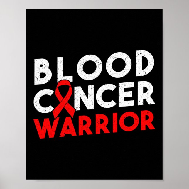 Póster Cinta de Guerrero de Cáncer de Sangre 2  (Frente)