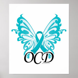Póster Cinta de la mariposa de OCD