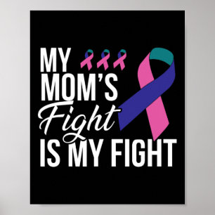 Póster Cinta de lucha contra el cáncer 18