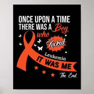 Póster Cinta de lucha contra el cáncer de leucemia 11