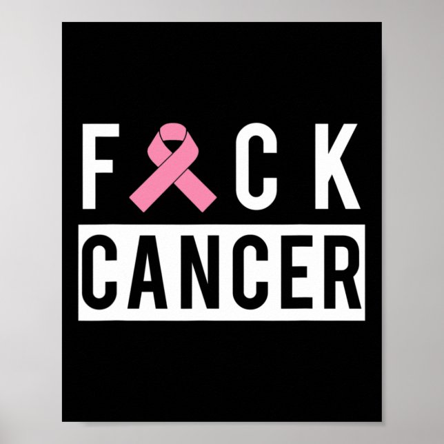 Póster Cinta de lucha contra el cáncer de mama 1 (Frente)