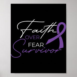 Póster Cinta de lucha contra el cáncer de páncreas 1