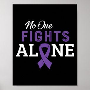 Póster Cinta de lucha contra el cáncer de páncreas 11