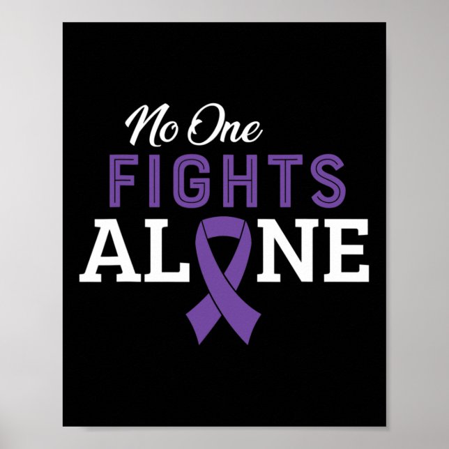 Póster Cinta de lucha contra el cáncer de páncreas 11 (Frente)