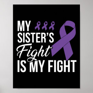 Póster Cinta de lucha contra el cáncer de páncreas 2