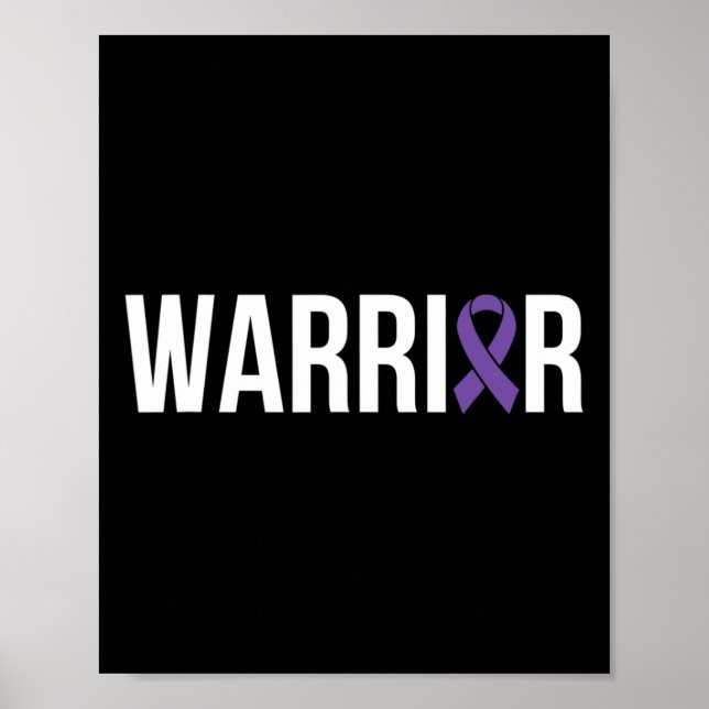 Póster Cinta de lucha contra el cáncer de páncreas 4 (Frente)