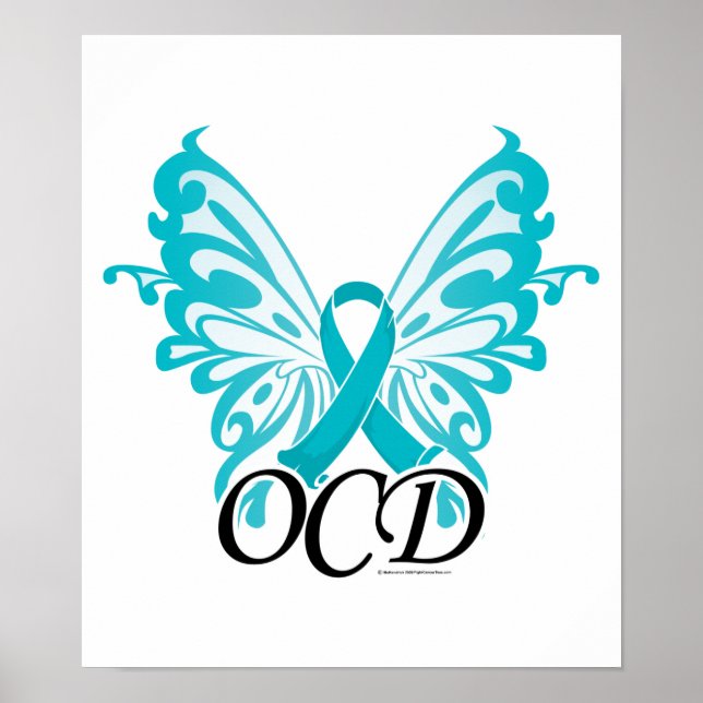 Póster Cinta de mariposa OCD (Frente)
