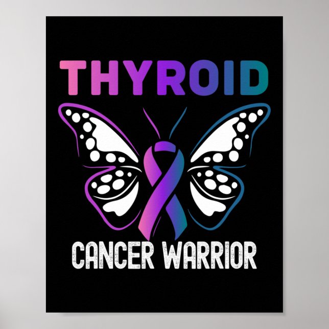 Póster Cinta de mariposa para la sensibilización sobre el (Frente)