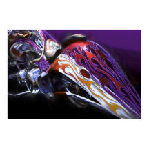 CINTA DE MOTOCICLETA DE CHOPPER DE UN DRAGÓN