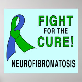 Póster Cinta de Neurofibromatosis: ¡Lucha por la cura!