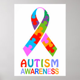 Póster Cinta de sensibilización sobre el autismo