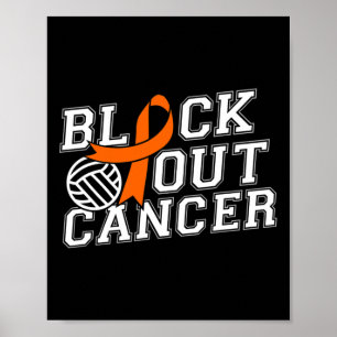 Póster Cinta de sensibilización sobre el cáncer de leucem