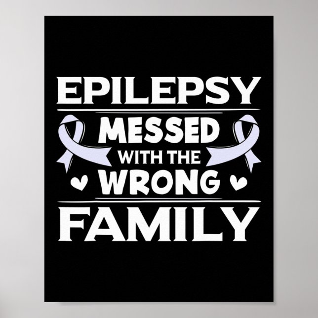 Póster Cinta de sensibilización sobre la lavanda de regal (Frente)