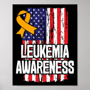 Póster Cinta de sensibilización sobre la leucemia - Sobre