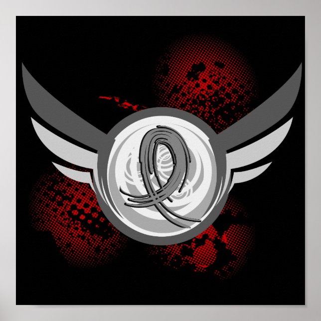 Póster Cinta gris y querella enfermedad de Parkinson (Frente)