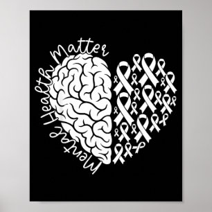 Póster Cinta Inspiradora de Concientización sobre Salud M