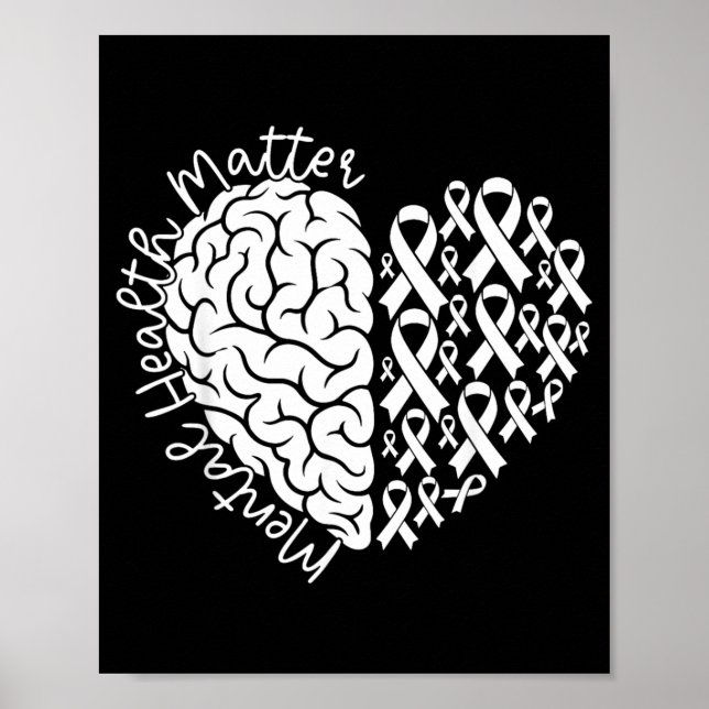 Póster Cinta Inspiradora de Concientización sobre Salud M (Frente)
