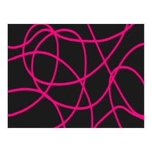 Cinta magenta sobre negro