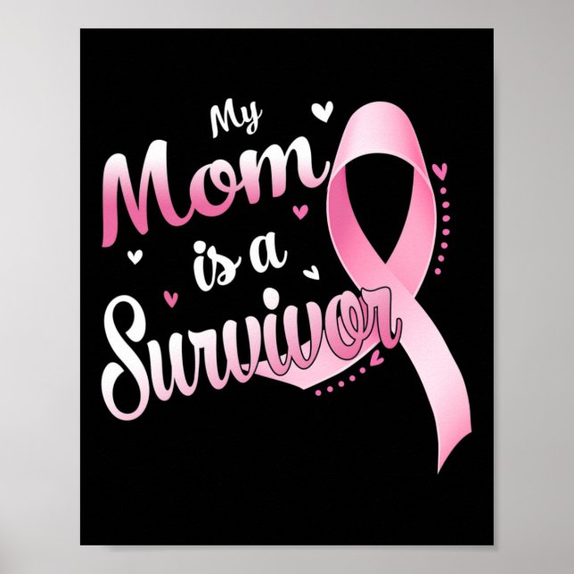 Póster Cinta Mi Mamá Es Una Sobreviviente Conciencia Sobr (Frente)