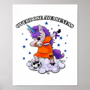 Póster Cinta Morada Unicornio de Doblaje de Conciencia so