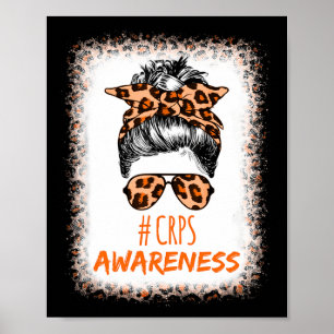 Póster Cinta Naranja del Mes de Concienciación sobre Crps