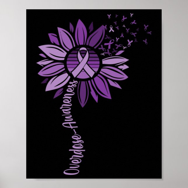 Póster Cinta para la toma de conciencia sobre la sobredos (Frente)