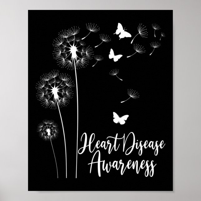 Póster Cinta roja para la toma de conciencia sobre la enf (Frente)