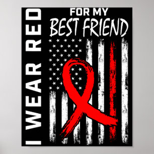 Póster Cinta Roja Para Mi Mejor Amigo Conciencia De La En