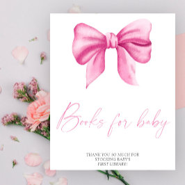 Póster Cinta rosa - cartel de libros para bebé